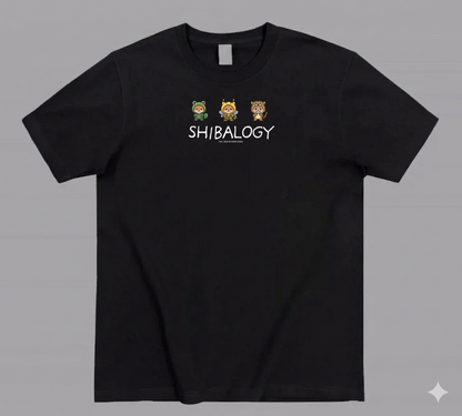 [Pre-Launch] SHIBALOGY Triplet Logo Tee (Black)