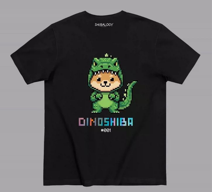 [Pre-Launch] Dinoshiba #001 - Retro-Washed Tee (Black) [Limited Edition]