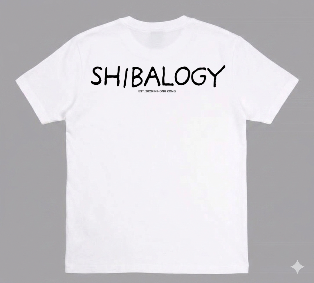 [Pre-Launch] SHIBALOGY Triplet Logo Tee (White)