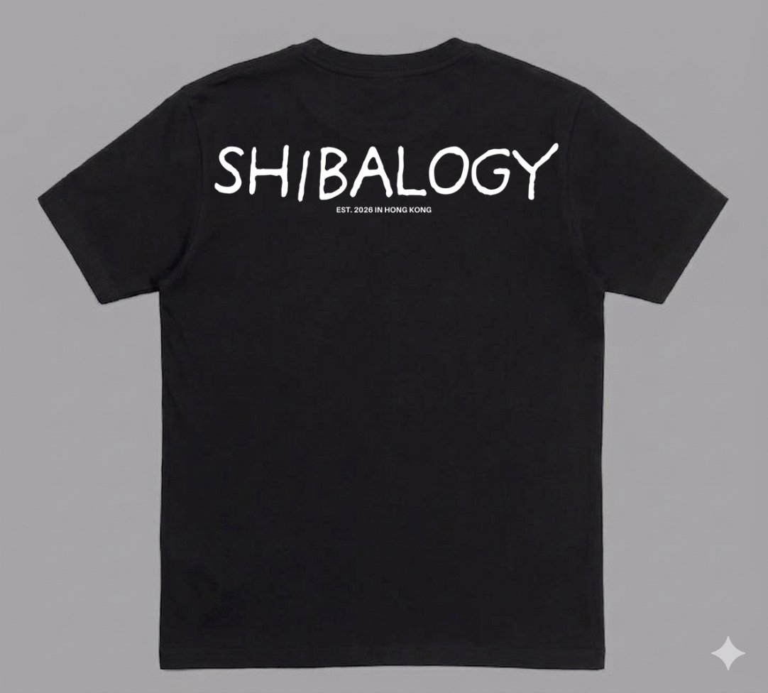 [Pre-Launch] SHIBALOGY Triplet Logo Tee (Black)